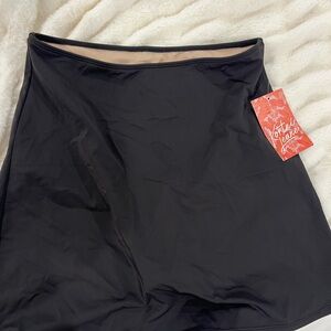 Kortni Jeane New Black High Waisted Swim Skirt
